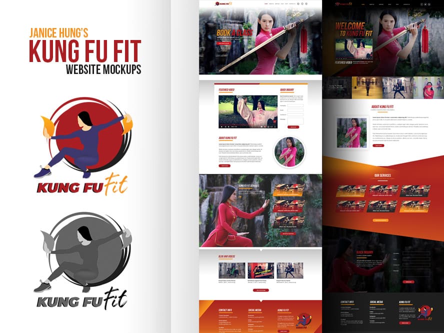 Website Design: Kungfu Fit