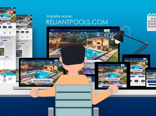 Website Makeover for Reliant Pools