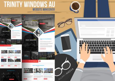 Website Makeover of Trinity Windows AU