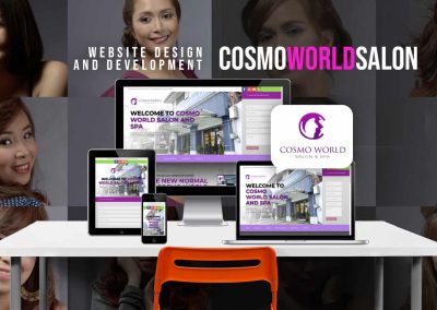 Web Development: Cosmo World Salon