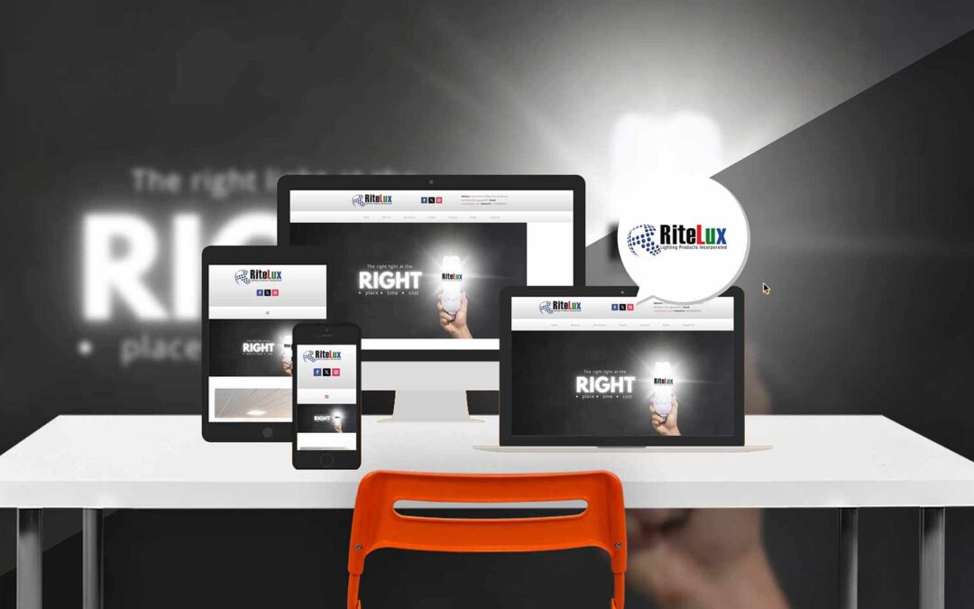 A Website Makeover for Free for Ritelux Lighting