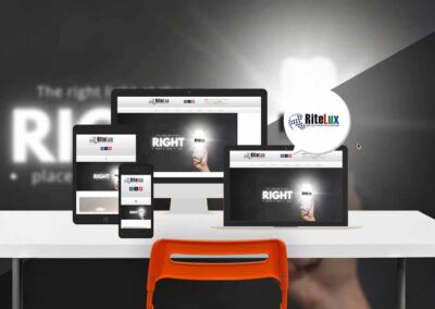A Website Makeover for Free for Ritelux Lighting